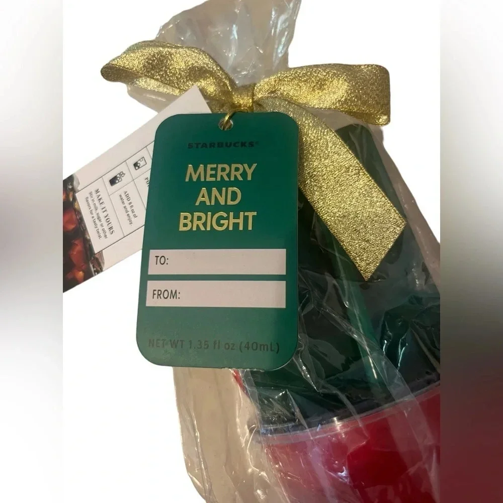 New Starbucks Merry Sipping To You Gift Coffee And Cold Cup